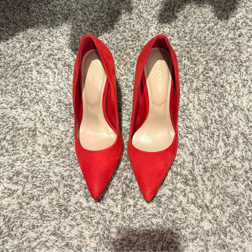 Aldo Bold Red Heels